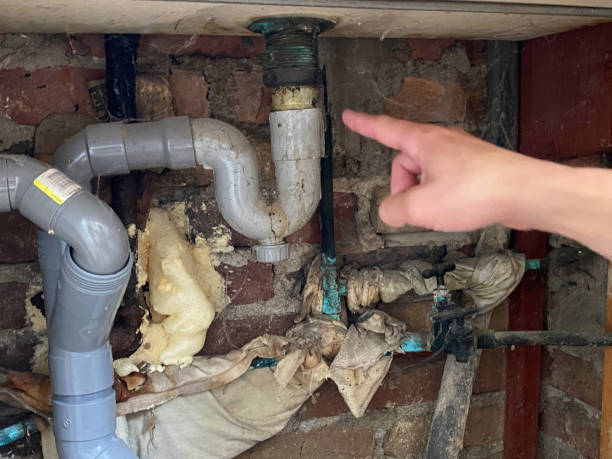 Water damage restoration process in MT